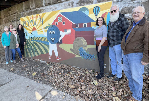 Railroad Viaduct Mural Celebrates Plymouth